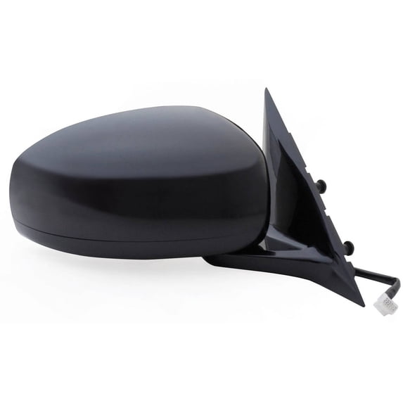 68597N - Fit System Passenger Side Mirror for 06-10 Infiniti M35/M45 black, PTM cover, w/ memory, foldaway, Heated Power