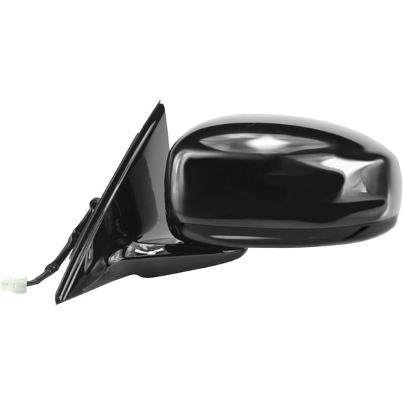 68604N - Fit System Driver Side Mirror For 07-08 Infiniti G35 Sedan, G35X Sedan, Black W/ Ptm Cover, W/ Memory, Foldaway, Heated Power