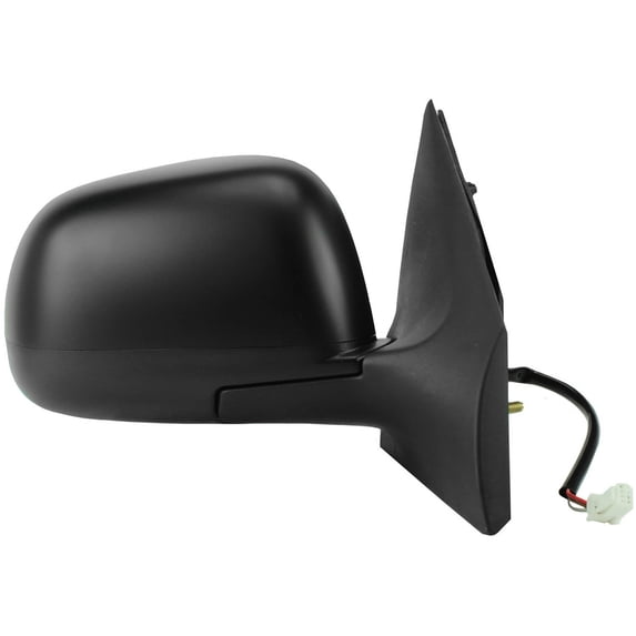 68613N - Fit System Passenger Side Mirror for 12-14 Nissan Versa Sedan, textured black w/ PTM cover, foldaway, Power