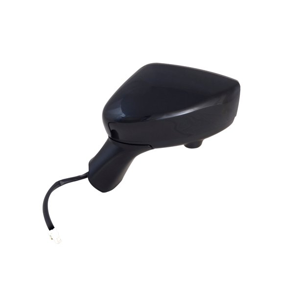 68636N - Fit System Driver Side Mirror for 15-17 Nissan Versa Note Hatchback S, S Plus, SL, SV Model, textured black w/ PTM cover, CCD camera, foldaway, Driver Side, Heated Power