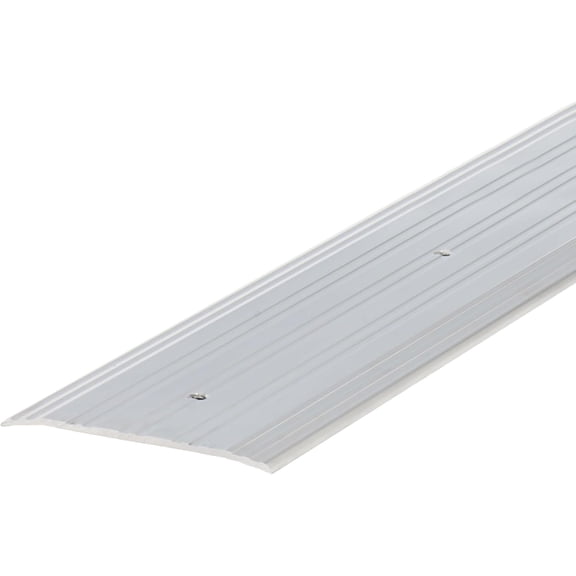 68684 Aluminum Commercial Flat-Profile Threshold: Durable and Sleek Entryway Access Solution Draft Protection (6 in. x 1/4 in. x 72 in.) (Silver)