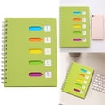 thumbnail image 1 of 687 Green 5 Subject Spiral Notebook A5 With Dividers, By Meiiso, Large Inventory!, 1 of 9