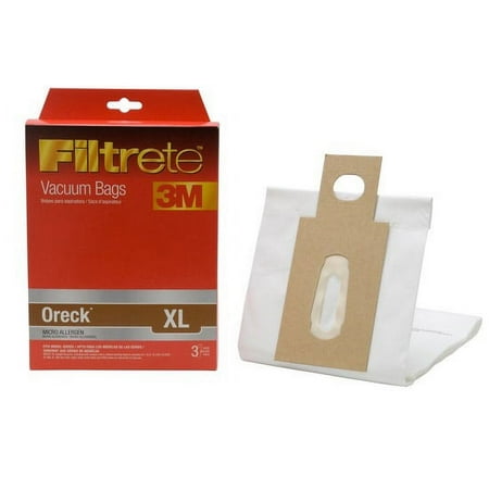 3M - Filtrete Micro Allergen Vacuum Bag for Select Oreck XL Upright Vacuums - White