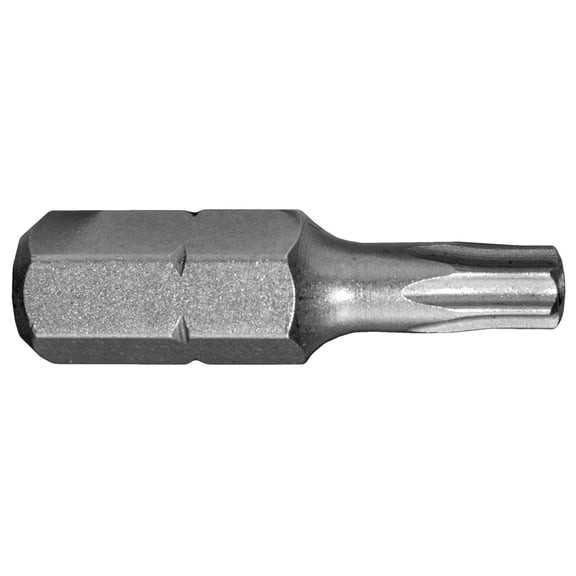 Century Drill & Tool 68725 Premium S2 Steel T25 Security Star Insert Screwdriving Bit