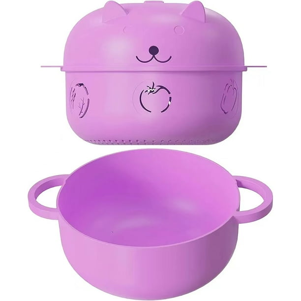 68OZ Microwave Ramen Bowl, Noodle Bowl, Steamer for Cooking Food and