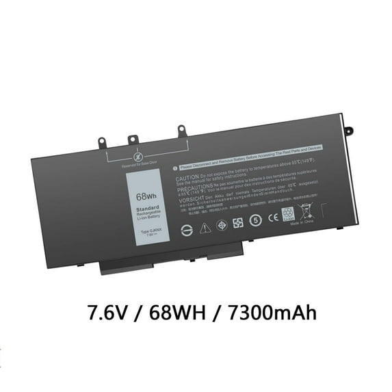 68Wh Battery Dell Latitude 5490 Series