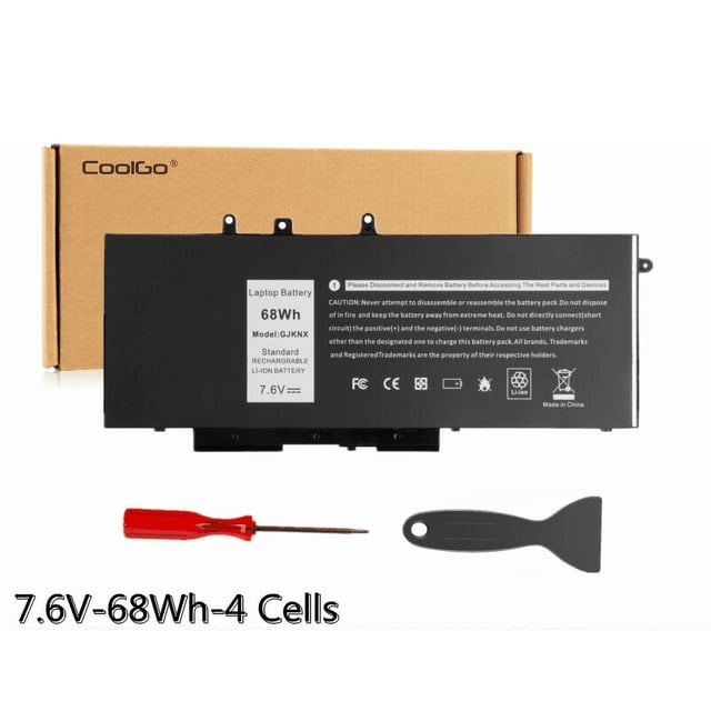 Precision 3520 Rtc Battery 68Wh Battery for Dell Precision 15 3520 Series 7.6V - Walmart Business ...