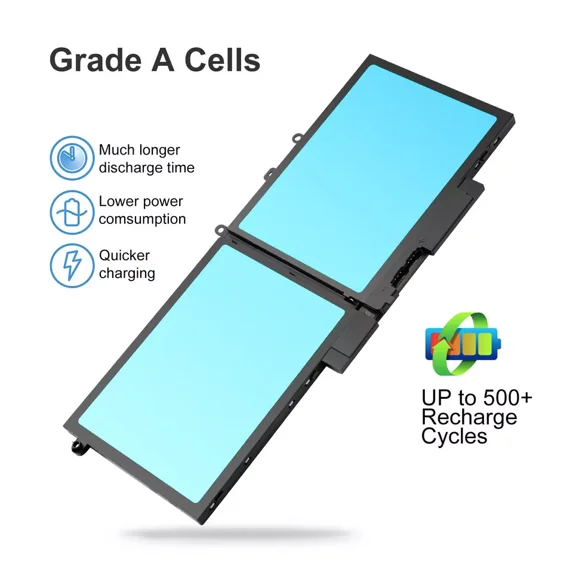 68Wh GJKNX GD1JP Li-ion Battery For Dell Latitude 5580..