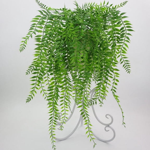68cm Artificial Weeping Willow Rattan Persian Leaf Wall Hanging Home Decoration