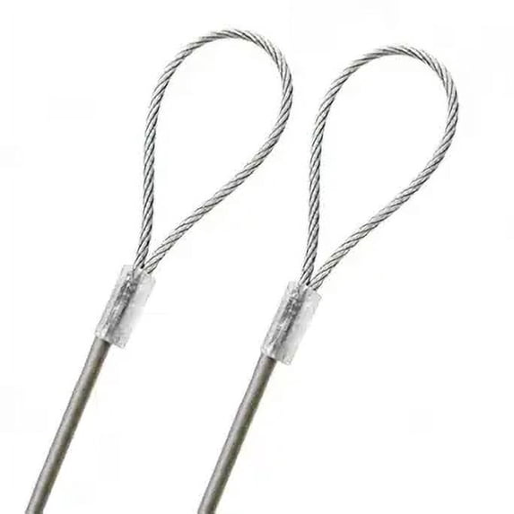 68ft Order To Size 1/16 Galvanized Steel Cable GREY Vinyl Coated To 1/8 Made To Order In USA