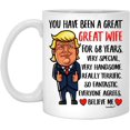 thumbnail image 1 of 68th Anniversary Mug You've Been a Great Wife for 68 Years Aniversario De Bodas Gift From Husband Funny Coffee Cup For Women Ceramic White 11oz, 1 of 5