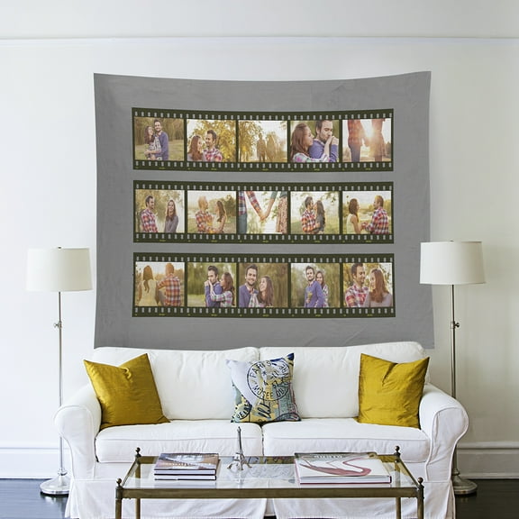 68x80 Indoor Photo Wall Tapestry, Customize With Photos, Design, Adult, Teen, Tween, Unisex