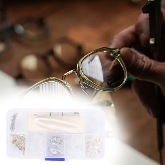 69/138 Pcs Eyeglasses Nose Pads Repair Kit Comfortable Glasses Nose Pads Breathable Eyeglass Nose Pads with Storage Case Eyeglass Repair Kit for Glasses and Sunglasses