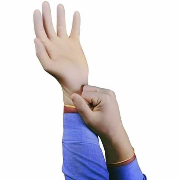 69-318 Disposable Gloves, Powder Free, Natural Rubber Latex, 5 mil, Large | Bundle of 5 Boxes