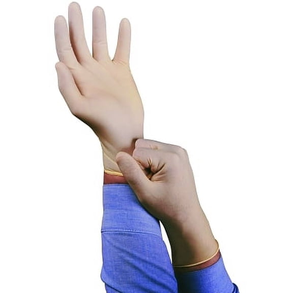 69-318 Disposable Gloves, Powder Free, Natural Rubber Latex, 5 mil, Small | Bundle of 5 Boxes