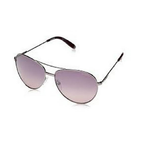 69-6Lbhh-60 Aviator Silver-Tone Sunglasses