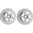 thumbnail image 1 of 69-72 GM Drilled and Slotted Brake Rotors, 11 In., 5 on 4 3/4 BP, 1 of 6