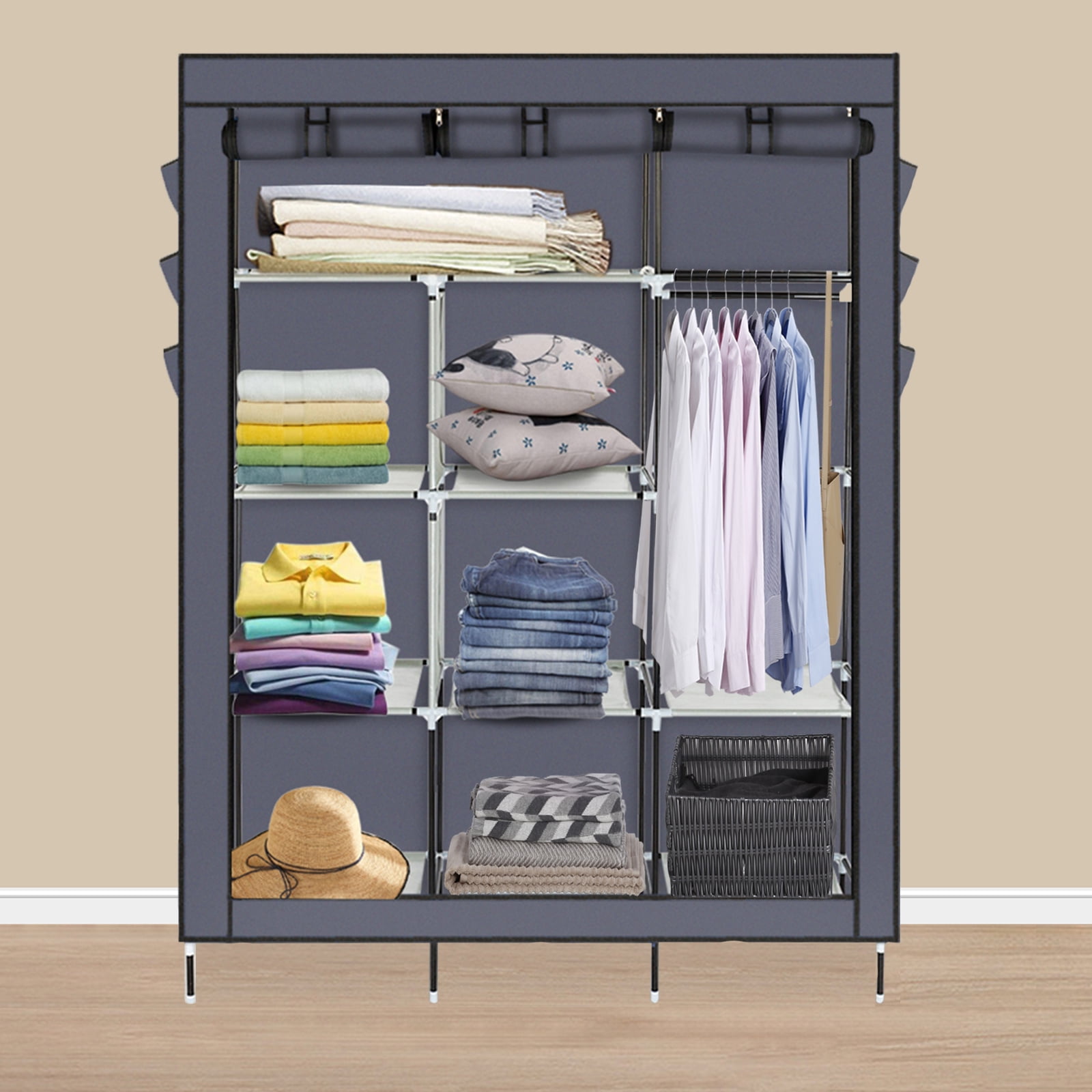 portable closet for clothes - Freestanding Wardrobe Organizer