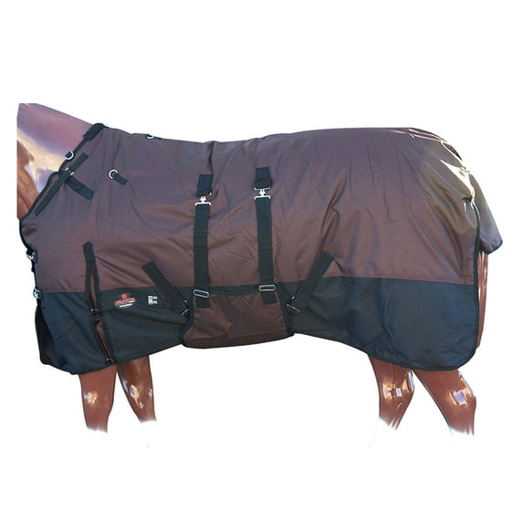69" Hilason 1200D Winter Waterproof Turnout Horse Blanket Belly Wrap Brown