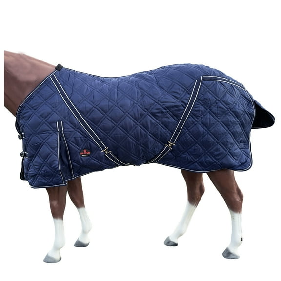 69 In HILASON Western Horse Stable Turnout Blanket Quilted Blue