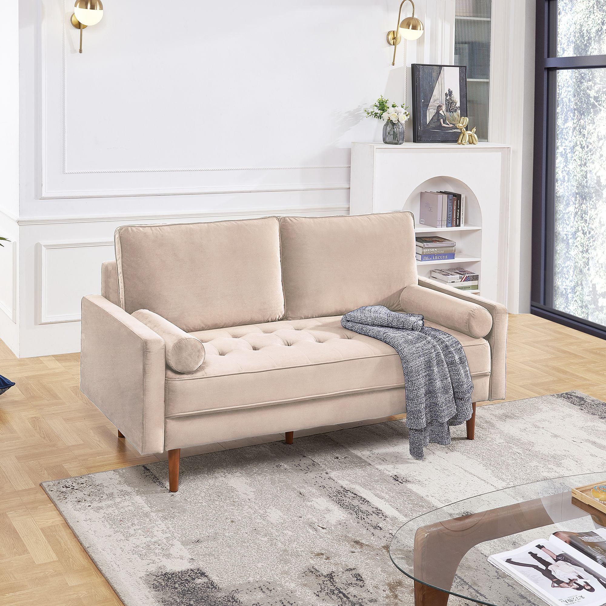 Vitale velvet sofa discount