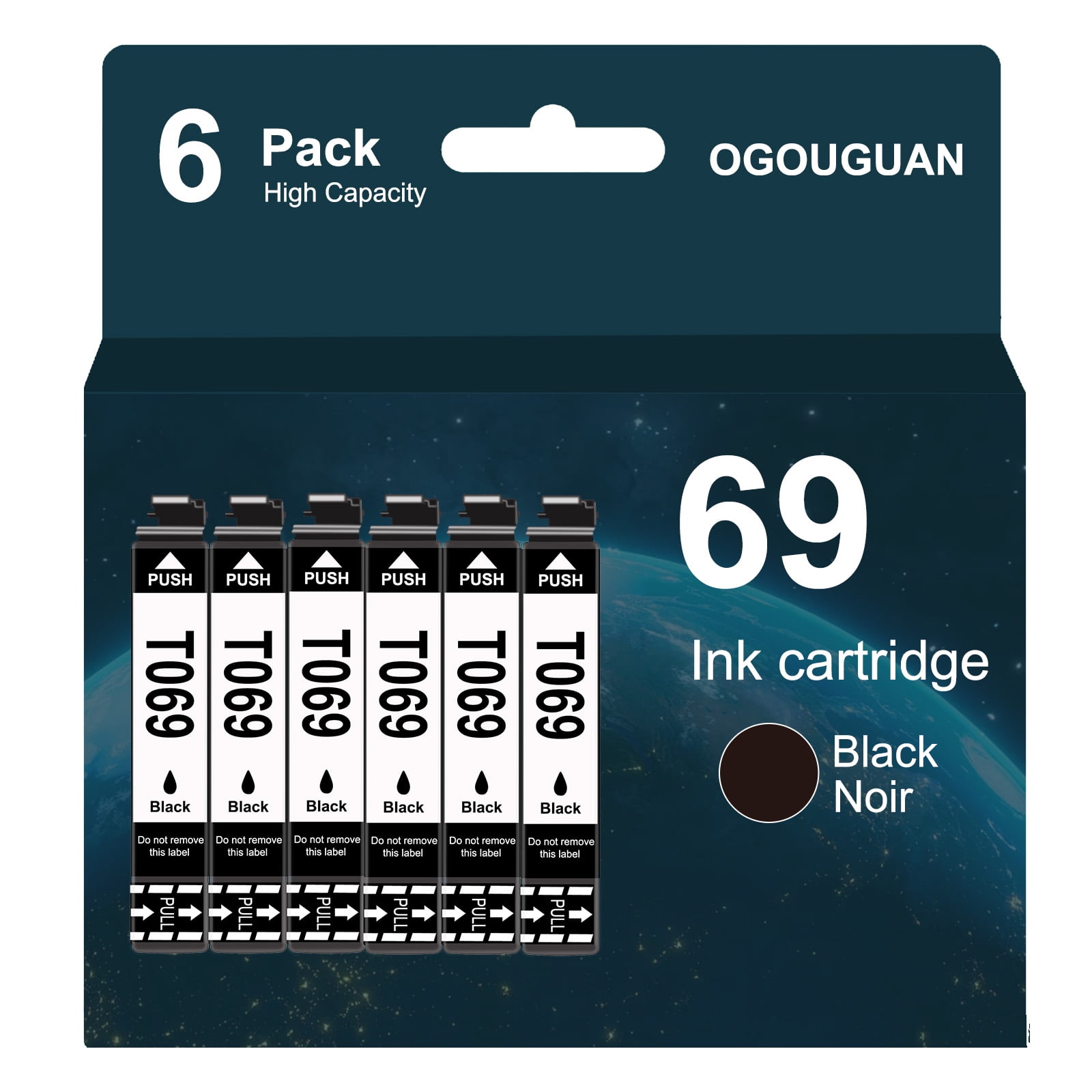 69 Ink Cartridge Replacement for Epson T069 Compatible with Stylus