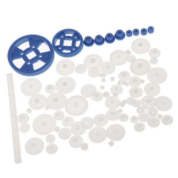 69 Pieces/Set Assorted Gears Worm Kits for DIY s RC toys Models Parts