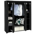 69" Portable Closet Storage Organizer Clothes Fabric Wardrobe Shoe Rack
