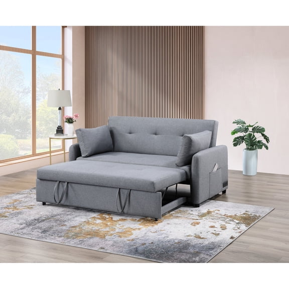 69" Wide Convertible Sleeper | Useful in Small Spaces and Sleepover | Functional and Attractive Furniture