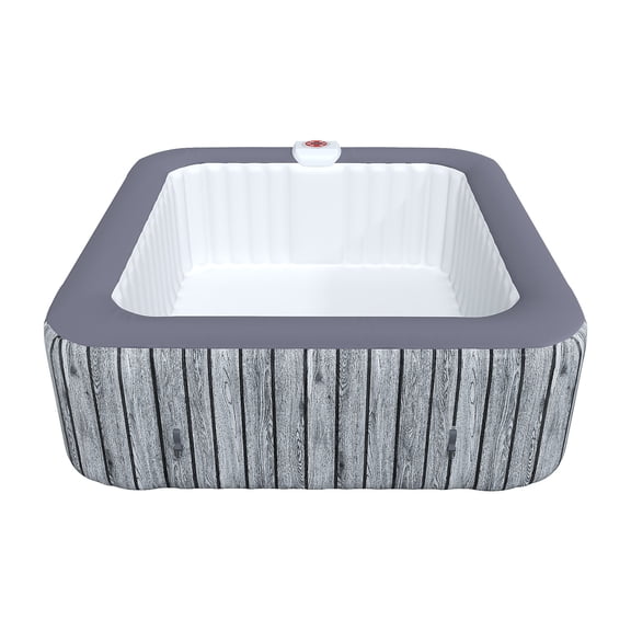 69'' and 79'' Inflatable Hot Tub 4-6 Person, Round Portable Outdoor Spa with 130 Soothing Air Jets