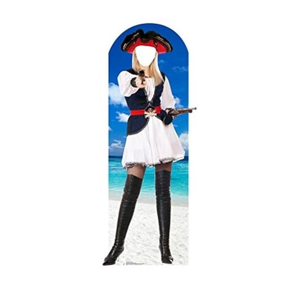 69 x 27 in. Pirate Wench - Stand-in Wall Decal