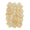 thumbnail image 1 of 69" x 72" x 2" Gold, Sheepskin - Area Rug, 1 of 5
