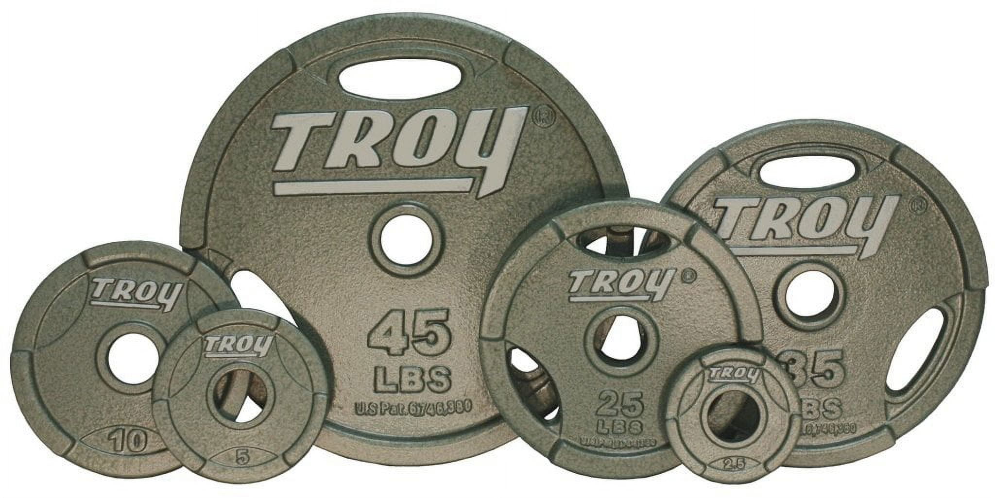 Troy barbell usa sports black standard weight discount plate