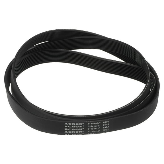 690J10 PJ V-Ribbed Belt 10 Ribs 69" Length x 0.92" Width x 0.14" Height, EPDM Micro V Serpentine Belt