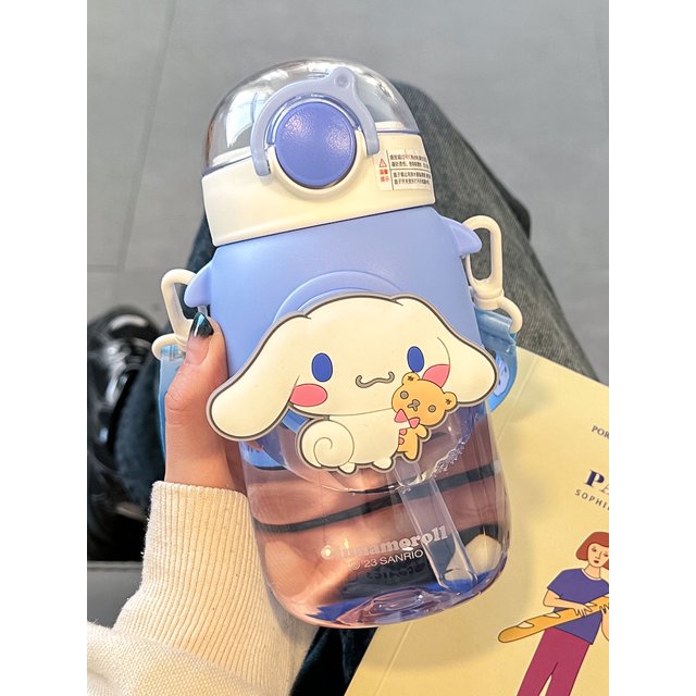 690ML Large Capacity Sanrio Water Bottle Cute Hellokitty Cinnamoroll