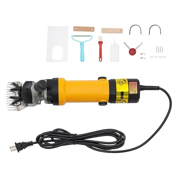 690W Electric Sheep Shears, Sheep Clippers with 6 Adjustable Speeds, Carpet Trimmer, Professional Shearing Machine for Goats, Rabbits and Tufting Rugs, Farm Livestock Grooming Kit