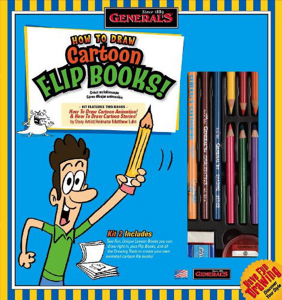 69102 How To Draw Cartoon Books Kit - Walmart.com