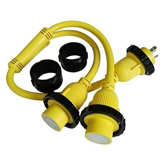 692040 Splitter, Marine 30 AMP Shore Power L5-30P Male Plug to (2) L5-30R Female Connector