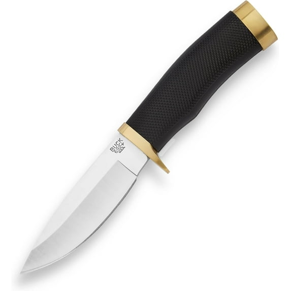 Buck Knives 692 Vanguard Hunting Knife, 4-1/4" Fixed Blade, Rubber Handle, 6.6 oz
