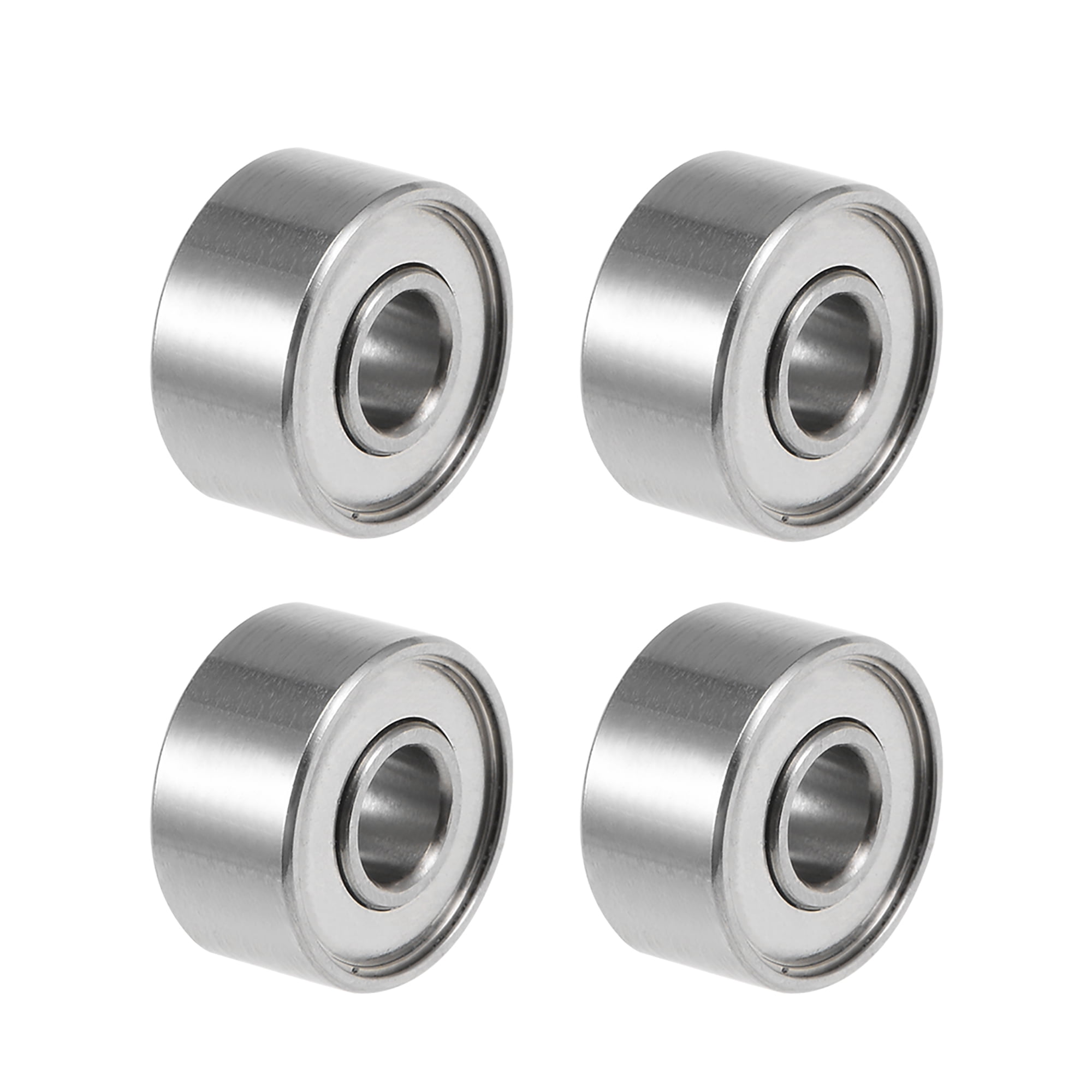 2-Pack 698ZZ Deep Groove Ball Bearings - 8x19x6mm Double Shielded Carbon Steel, ABEC-1