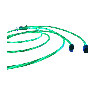 Jaspertronics™ Flowing LED Charging Cables with Quick Disconnect Magnetic Tips for Smart Phones, Tablets, and More! - 1 Unit per pack