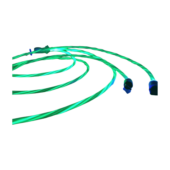 Jaspertronics Flowing LED Charging Cables with Quick Disconnect Magnetic Tips for Smart Phones, Tablets, and More! - 1 Unit per pack