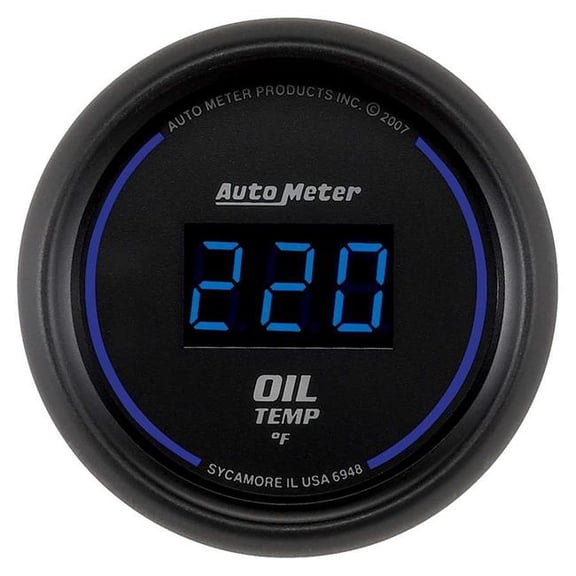 6948 2.06 in. Cobalt Digital Oil Temperature Gauge - 340 deg F