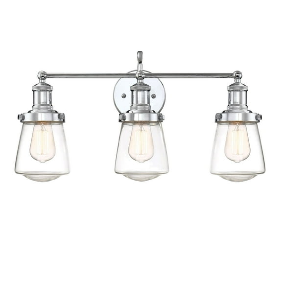 Taylor 3 - Light Chrome Wall Sconce