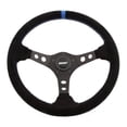 thumbnail image 1 of 696 Steering Wheels Suede Series Steering Wheel 13.75 in. dia. 3-Spoke 3.50 in. Dish, 1 of 1