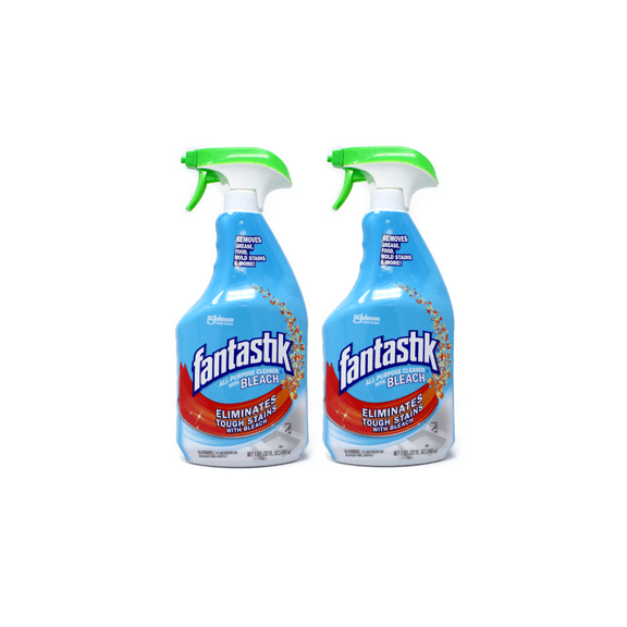 Fantastik All-Purpose Cleaner, With Bleach, 32 Fl Oz - 2 Pack