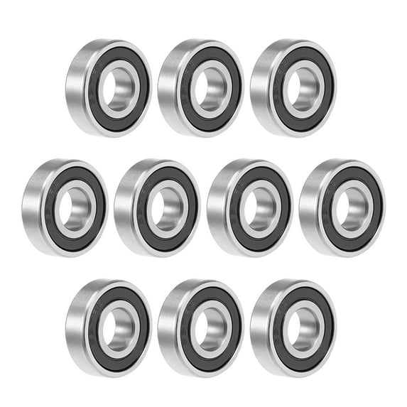697-2RS Ball Bearing 7x17x5mm Double Sealed Chrome Steel Bearings 10pcs
