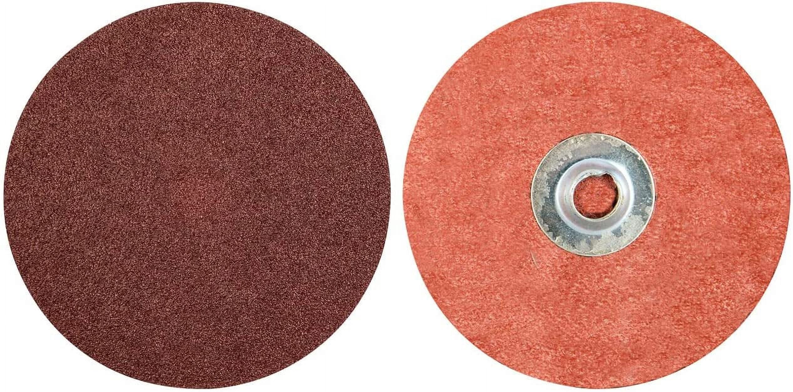 69957399658 3" Merit Aluminum Oxide (Type II) QuickChange Cloth Discs