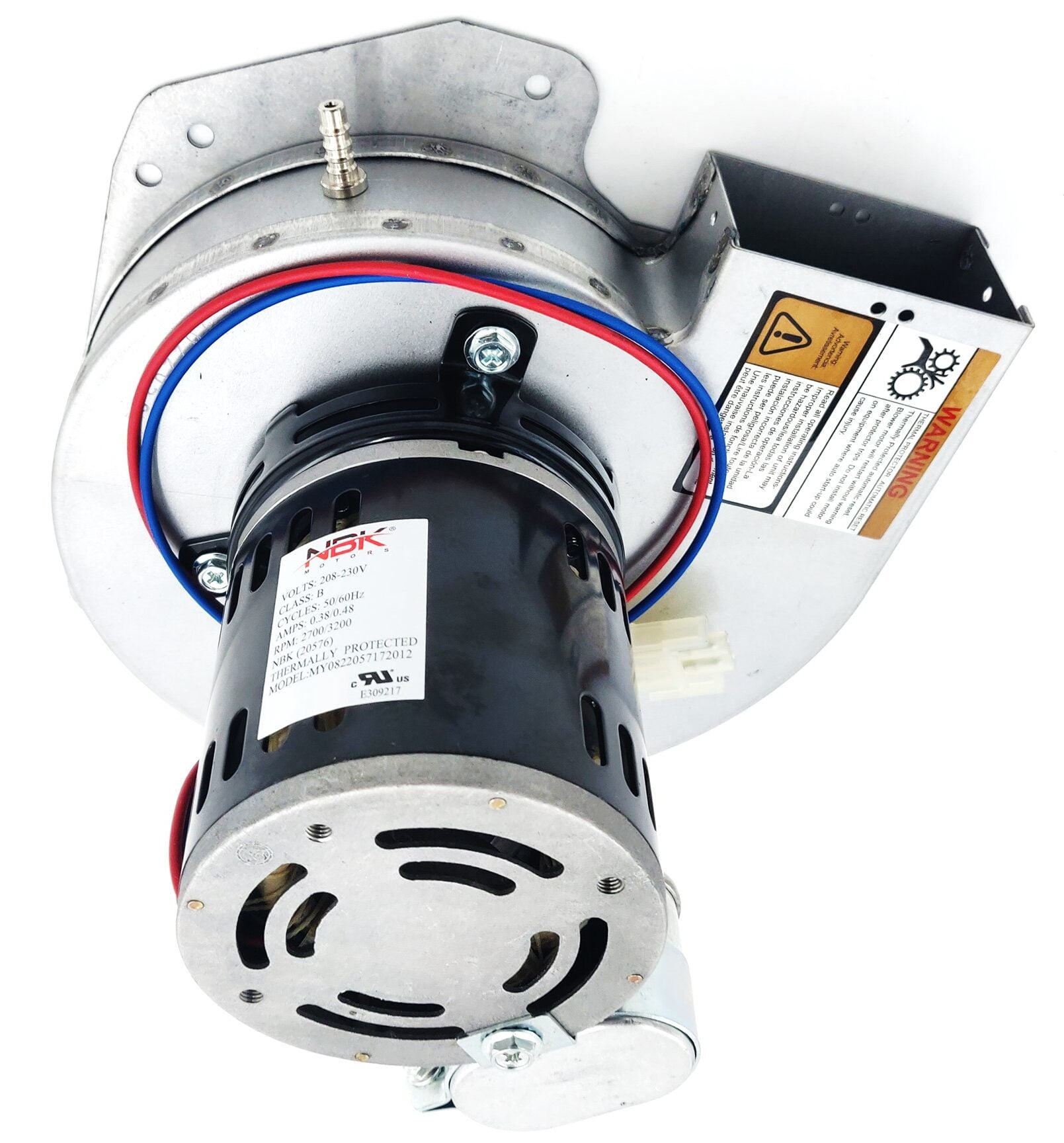 Lennox Furnace Draft Inducer Motor - Replacement Part 7062-5546, Fasco Compatible, For Exhaust Vent System