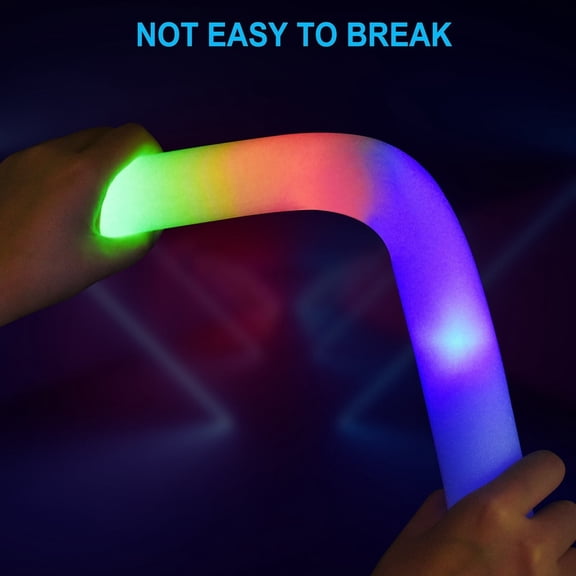 69PC Long Lasting Light Up Foam Sticks, Over 10 Hour Runtime with Multiple Flashing Light Patterns